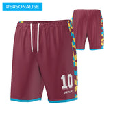STRIDE SHORTS 6 - MAROON